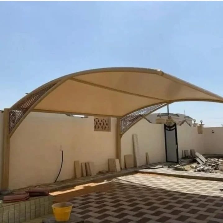 مظلات سيارات قماش جدارية جديدة وجميلة في الرياض