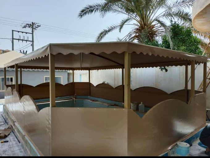 مظلات قماش خامات ممتازة عاليه الجودة