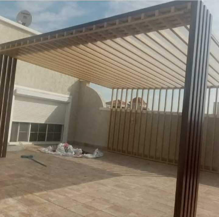 تركيب مظلات حي النزهة والورود بالرياض