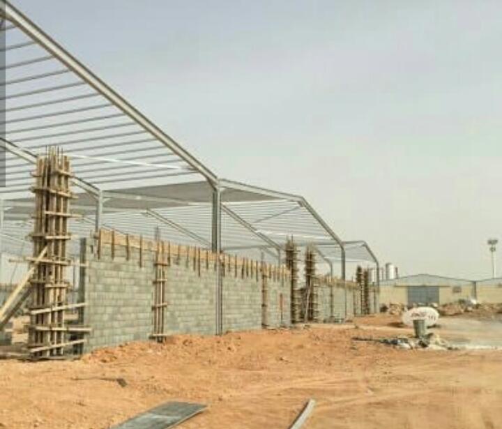 تصميم وتركيب الهناجر بكافة احجامها افضل سعر متر هنجر