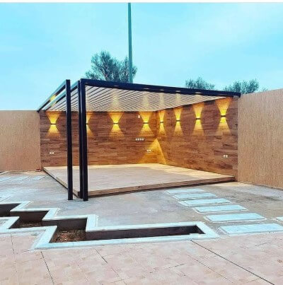 مظلات حدائق وجلسات اشكال راقية وعصرية 2022