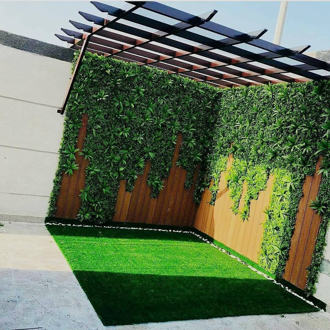 ديكورات برجولات خشبية