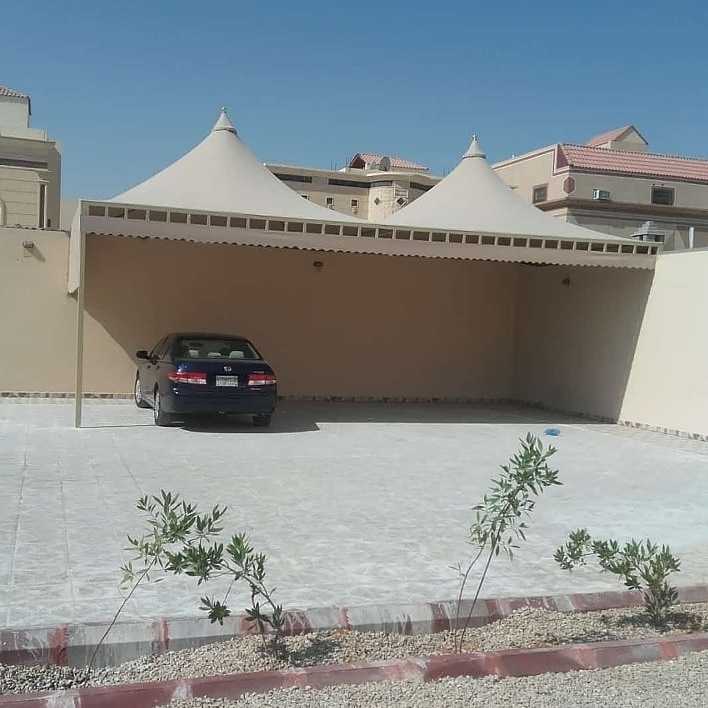 تركيب مظلة سيارات bvc بالرياض