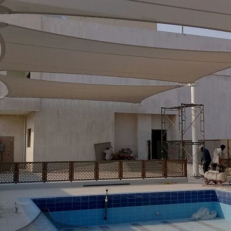 مظلات مسابح الرياض