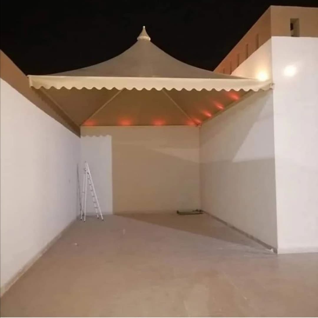 تركيب مظلات وسواتر حي الصحافة