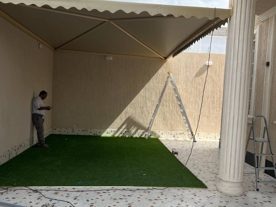 مظلات مداخل منازل الرياض