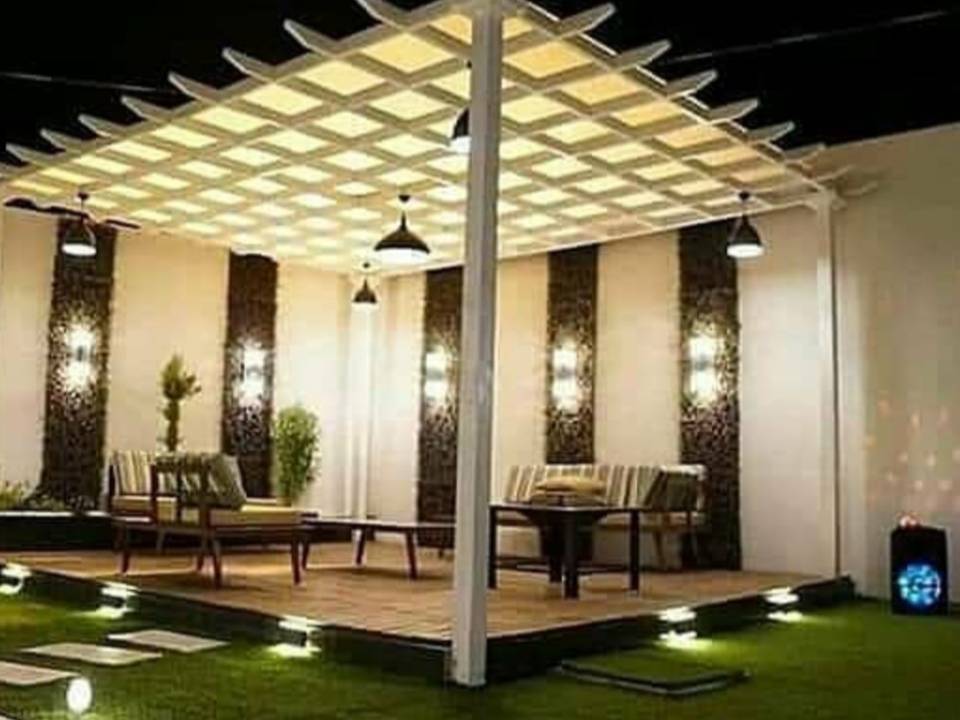 تصاميم مظلات خشبية