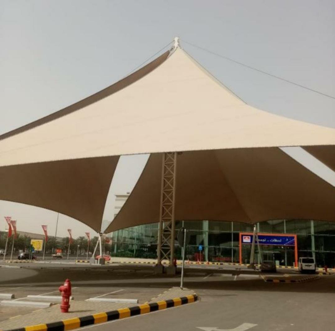 تركيب مظلة سيارات bvc بالرياض