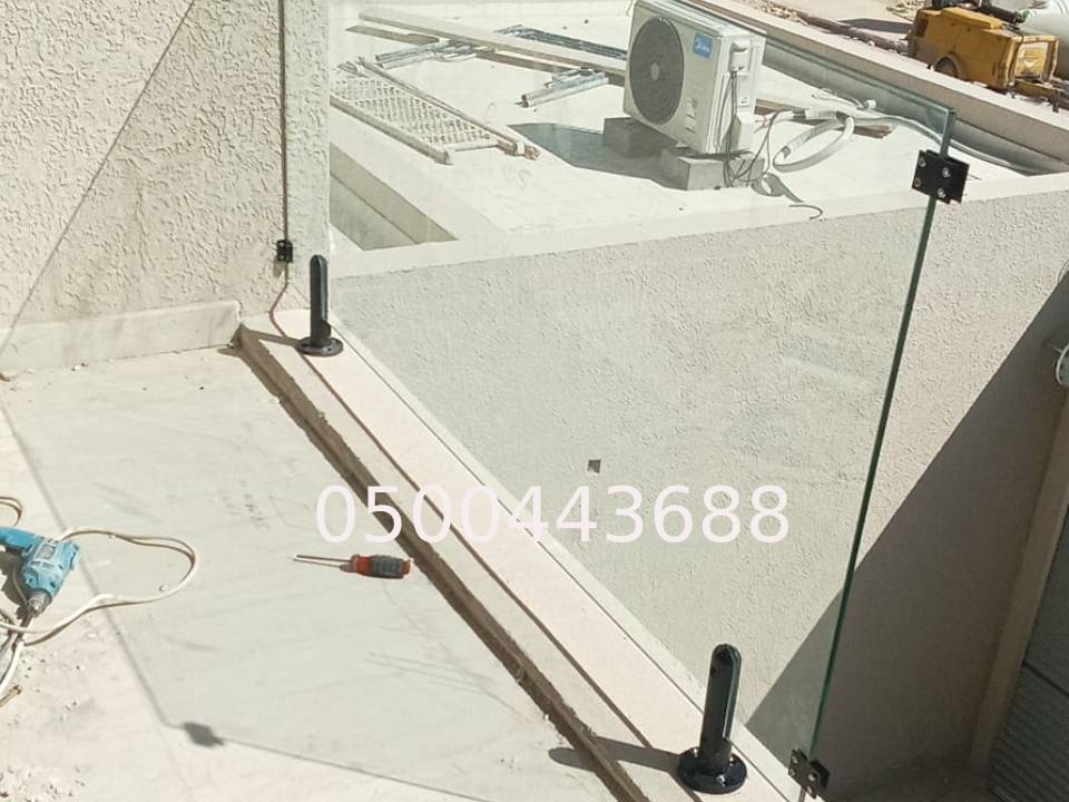أسعار درابزين زجاج الدرج