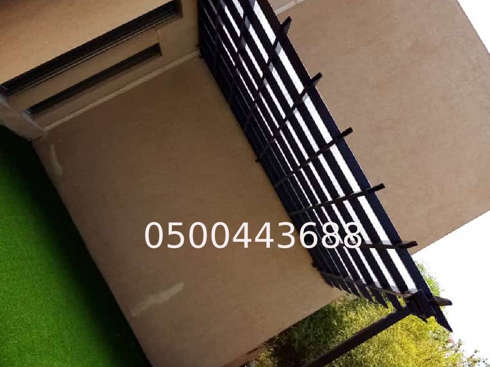 مظلات زجاج شفاف الرياض