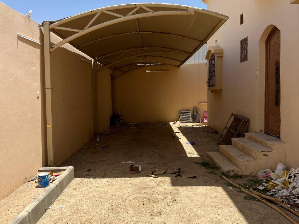 ديكور مظلات مجدول قماش