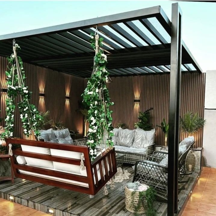 أنواع مظلات حديد