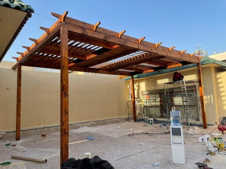 مظلات جلسات خارجية منازل