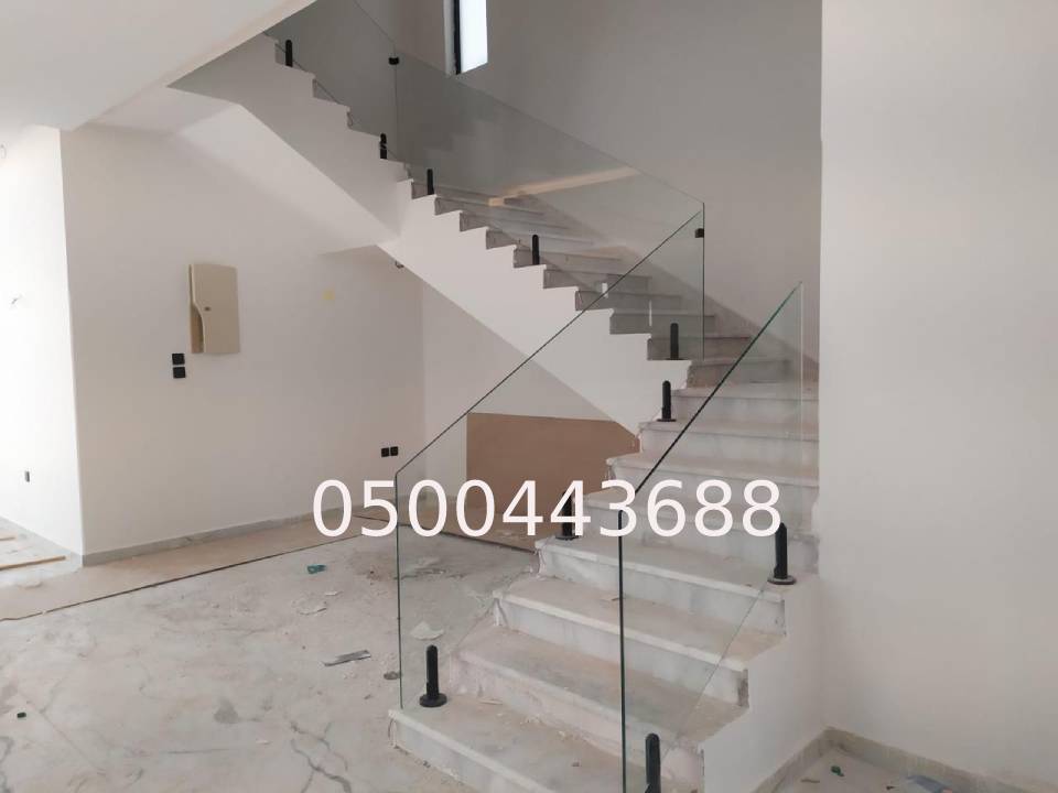 اشكال درابزين زجاج بالرياض