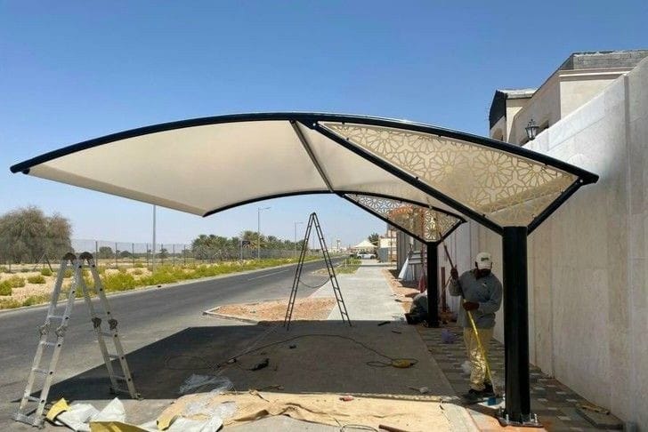 حداد مظلة سيارات الرياض