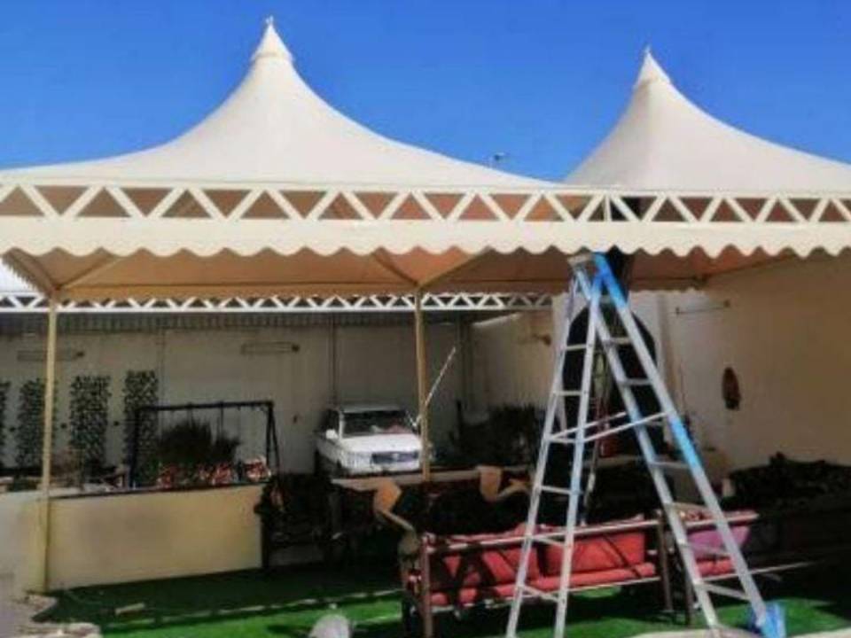 مظلات سيارات جاهزة