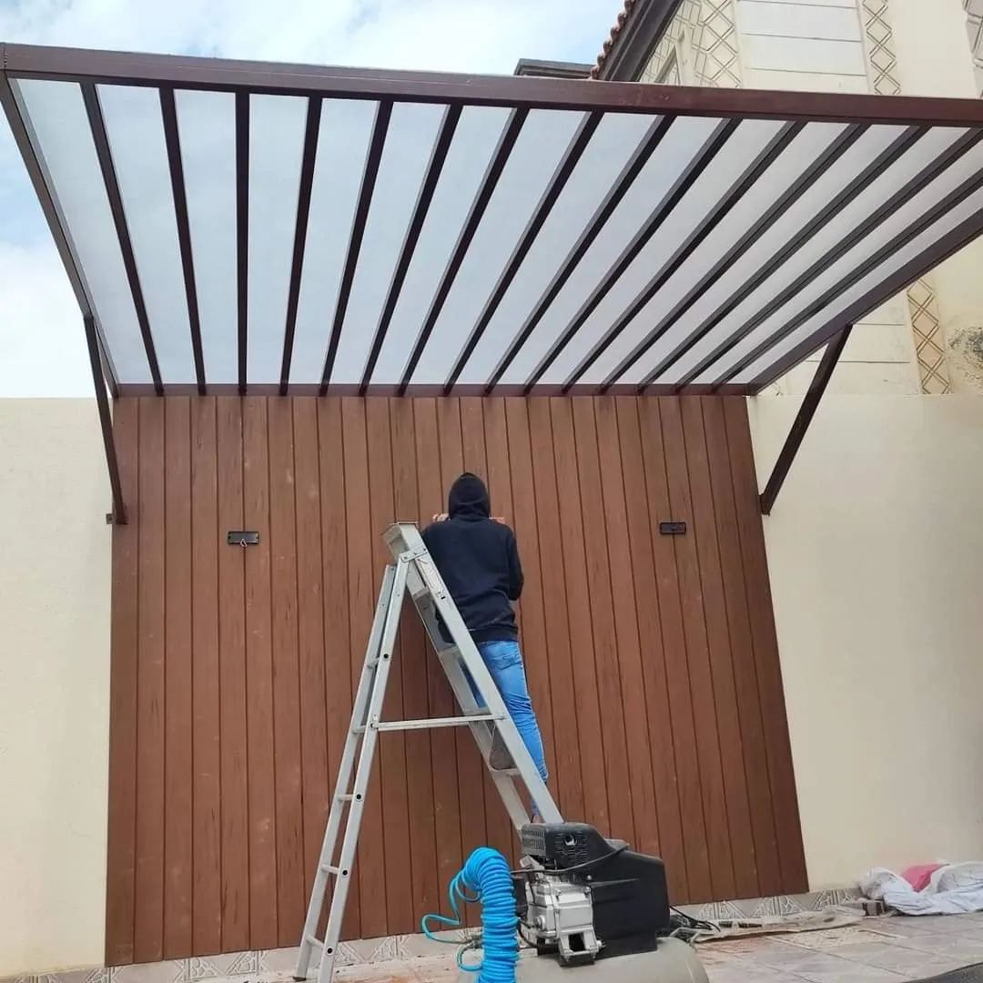 مظلات حدائق وجلسات اشكال راقية 