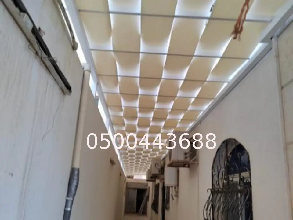 تصاميم مظلات مداخل الرياض