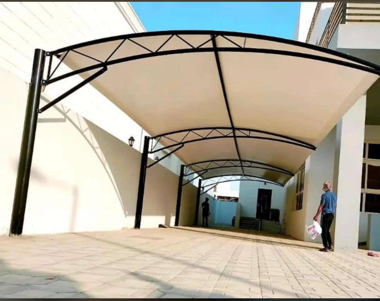 تركيب مظلات وسواتر حي الصحافة