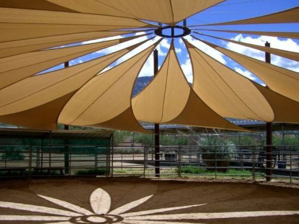 برجولات مظلات سواتر حي الواحه