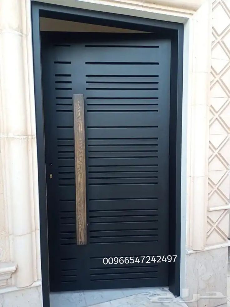 تصميم ابواب خارجية حديد