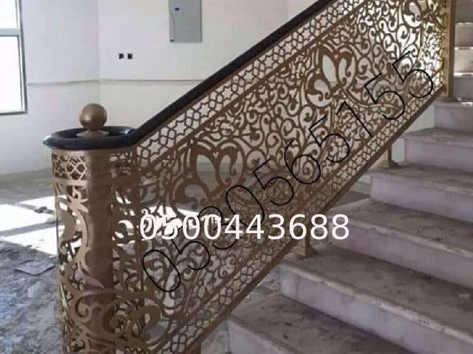 تركيب دربزين قص ليزر مدرن