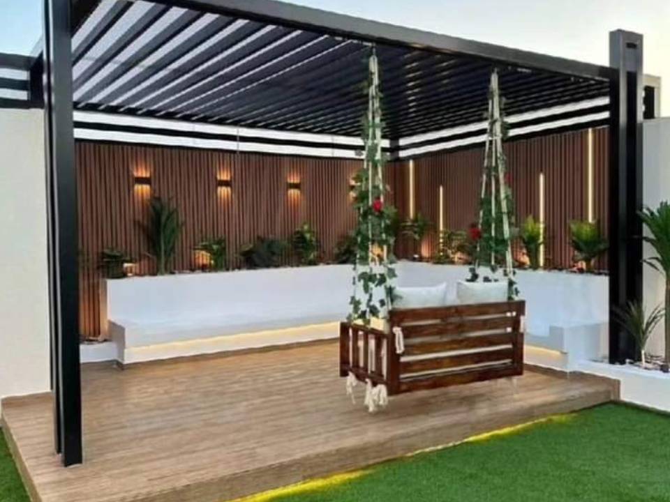 أنواع مظلات حديد