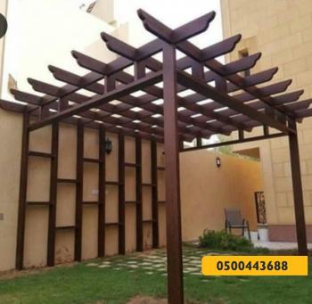 مظلات وسواتر هناجرومستودعات وقرميد وتشكيلات حسب الطلب - مظلات وسواتر الرياض0500443688 تركيب سواتر مظلات قرميد برجولات هناجر