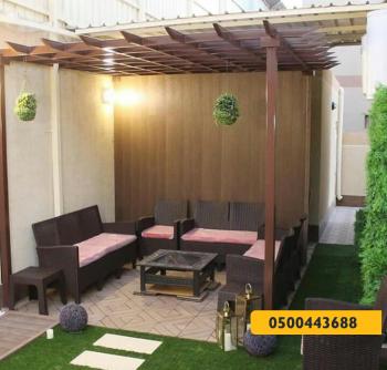 مظلات وسواتر هناجرومستودعات وقرميد وتشكيلات حسب الطلب - مظلات وسواتر الرياض0500443688 تركيب سواتر مظلات قرميد برجولات هناجر