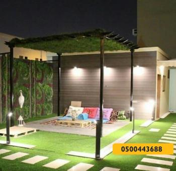 مظلات وسواتر هناجرومستودعات وقرميد وتشكيلات حسب الطلب - مظلات وسواتر الرياض0500443688 تركيب سواتر مظلات قرميد برجولات هناجر