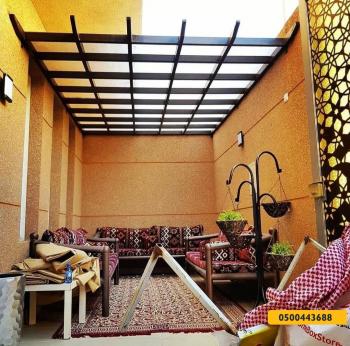 مظلات منوعة - مظلات وسواتر الرياض0500443688 تركيب سواتر مظلات قرميد برجولات هناجر