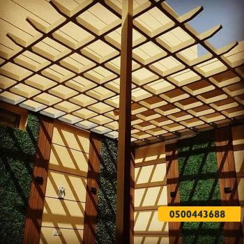مظلات منوعة - مظلات وسواتر الرياض0500443688 تركيب سواتر مظلات قرميد برجولات هناجر