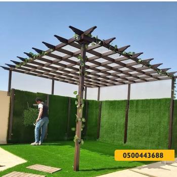 برجولات - مظلات وسواتر الرياض0500443688 تركيب سواتر مظلات قرميد برجولات هناجر