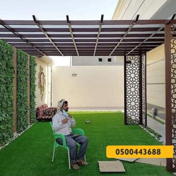 برجولات - مظلات وسواتر الرياض0500443688 تركيب سواتر مظلات قرميد برجولات هناجر