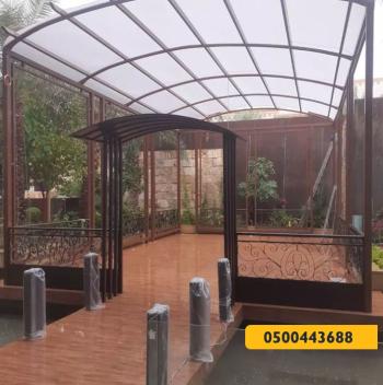 مظلات منوعة - مظلات وسواتر الرياض0500443688 تركيب سواتر مظلات قرميد برجولات هناجر