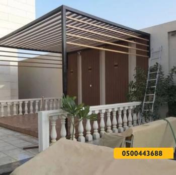 مظلات منوعة - مظلات وسواتر الرياض0500443688 تركيب سواتر مظلات قرميد برجولات هناجر
