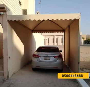 مظلات سيارات - مظلات وسواتر الرياض0500443688 تركيب سواتر مظلات قرميد برجولات هناجر