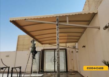 مظلات سيارات - مظلات وسواتر الرياض0500443688 تركيب سواتر مظلات قرميد برجولات هناجر