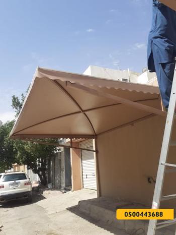مظلات سيارات - مظلات وسواتر الرياض0500443688 تركيب سواتر مظلات قرميد برجولات هناجر