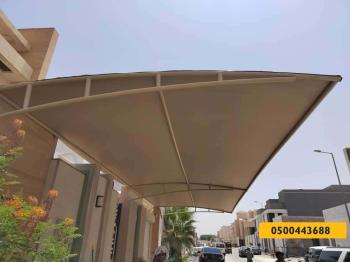 مظلات سيارات - مظلات وسواتر الرياض0500443688 تركيب سواتر مظلات قرميد برجولات هناجر