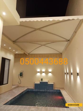 مظلات - مظلات وسواتر الرياض0500443688 تركيب سواتر مظلات قرميد برجولات هناجر